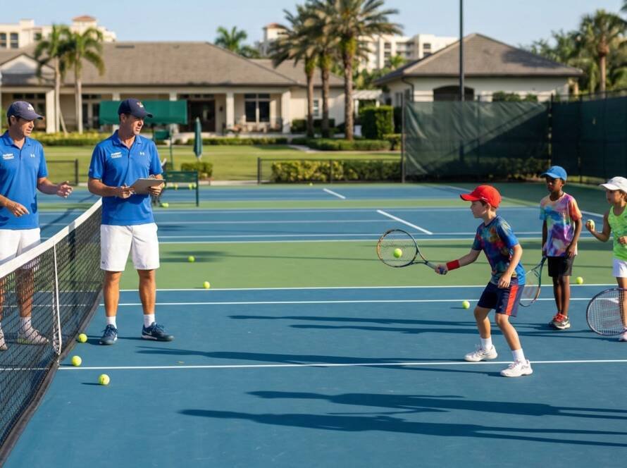 Kids tennis lessons in Los Angeles