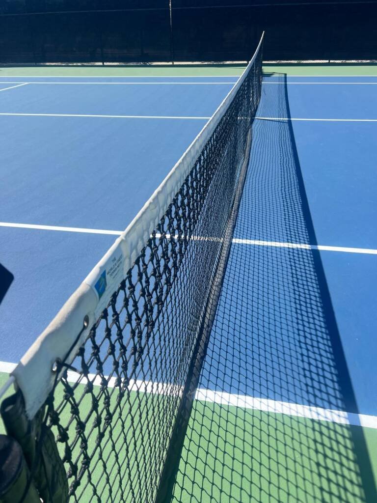 Tennis court in west hollywood, california